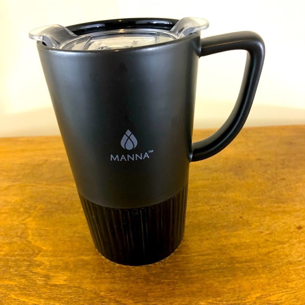 Manna Black Travel Mug